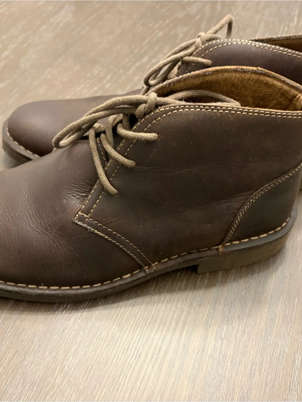 Dockers Tussock Men’s Brown Leather Chukka Boots Size 10